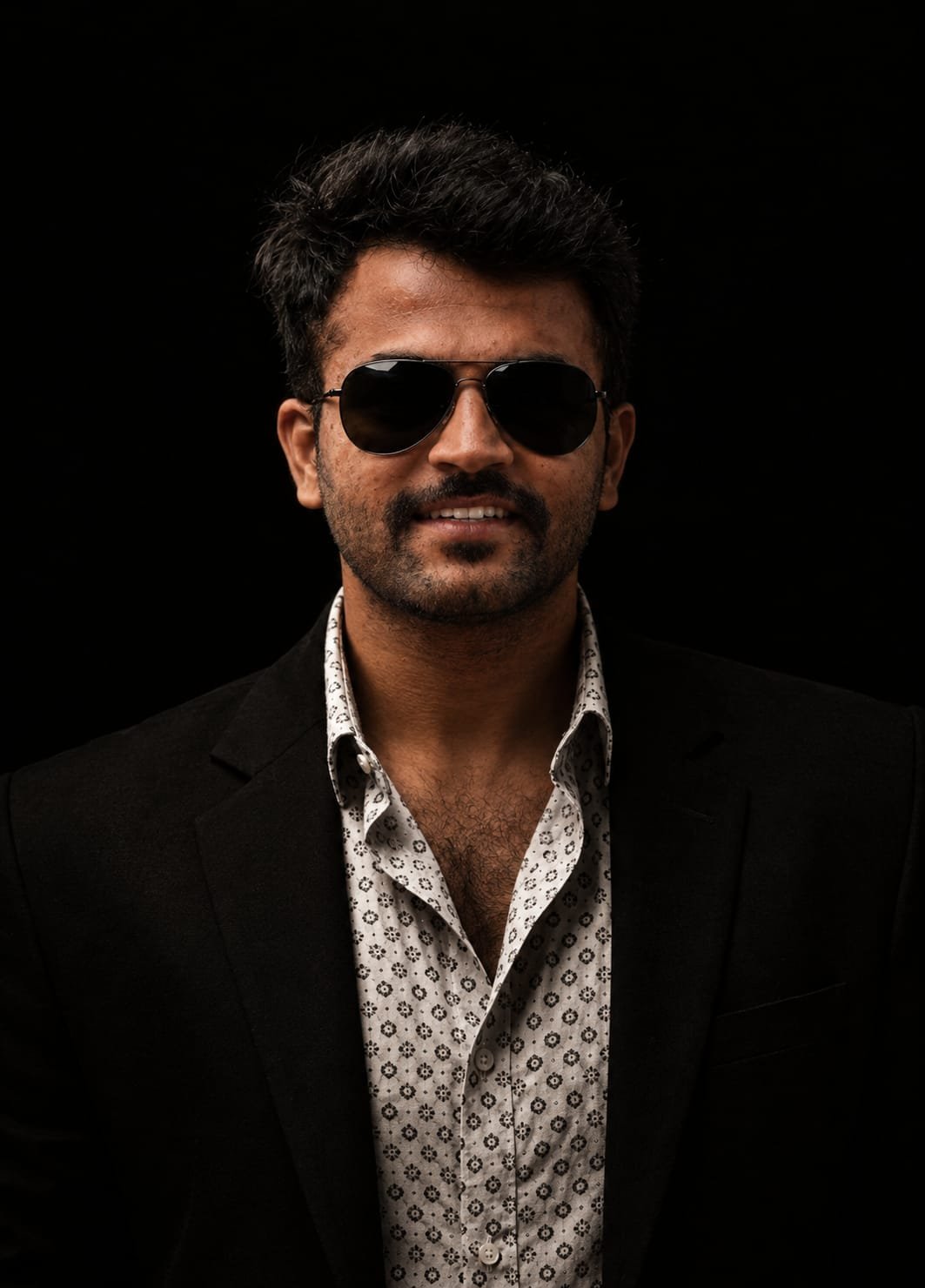 Portrait of Veeresh JD, photographer, videographer and web developer from Davangere